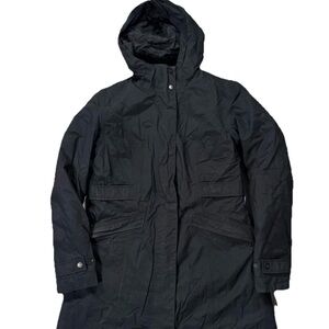 Women’s The North Face Black Full Zip Down Parka Jacket Size Medium